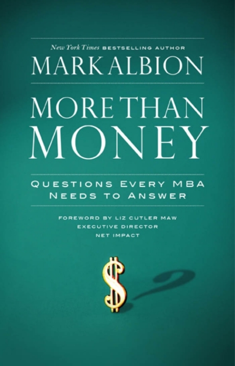 Cover image for book More Than Money