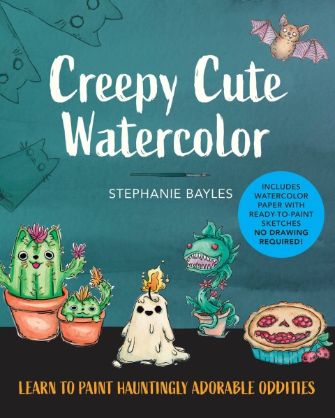 Cover image for book Creepy Cute Watercolor