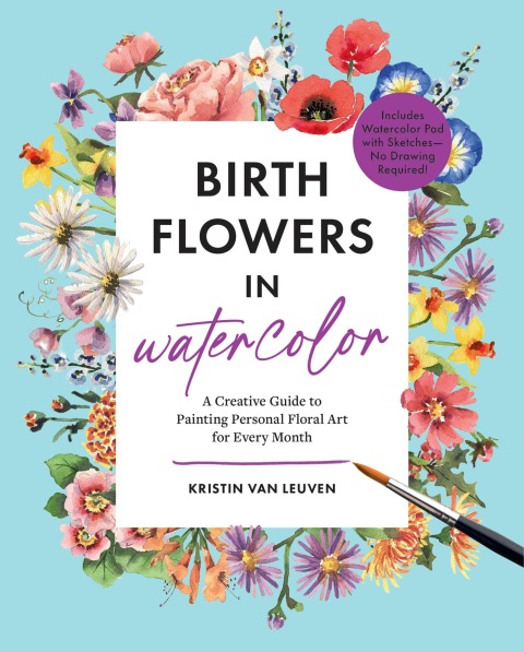 Cover image for book Birth Flowers in Watercolor