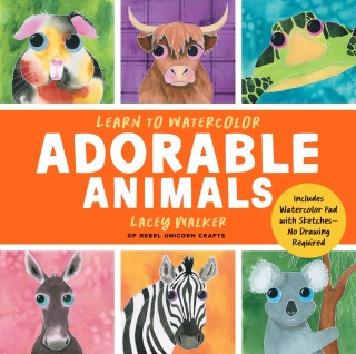 Learn to Watercolor Adorable Animals