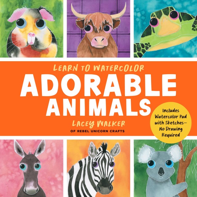 Learn to Watercolor Adorable Animals