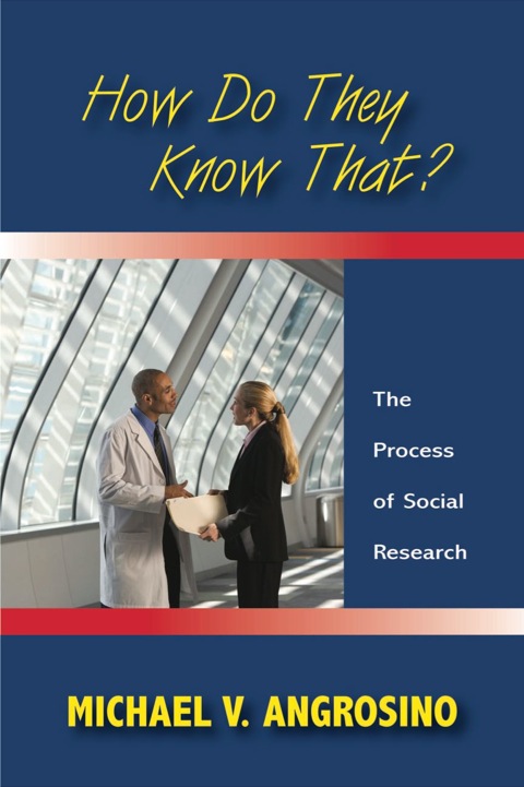 Cover image for book How Do They Know That?: The Process of Social Research