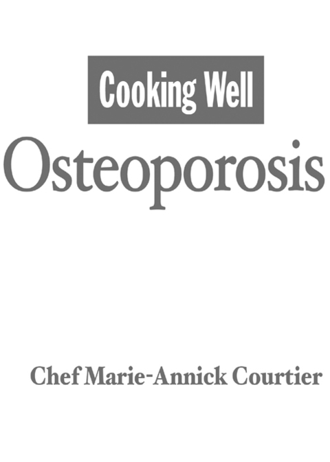 Cover image for book Cooking Well: Osteoporosis