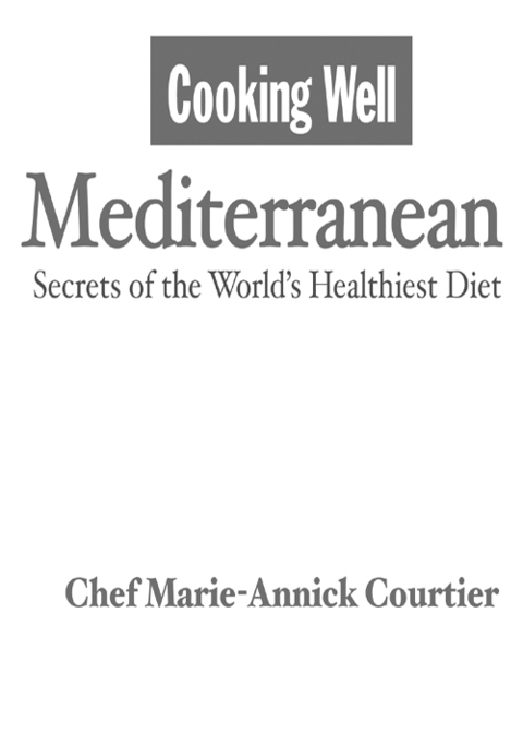 Cover image for book Cooking Well: Mediterranean
