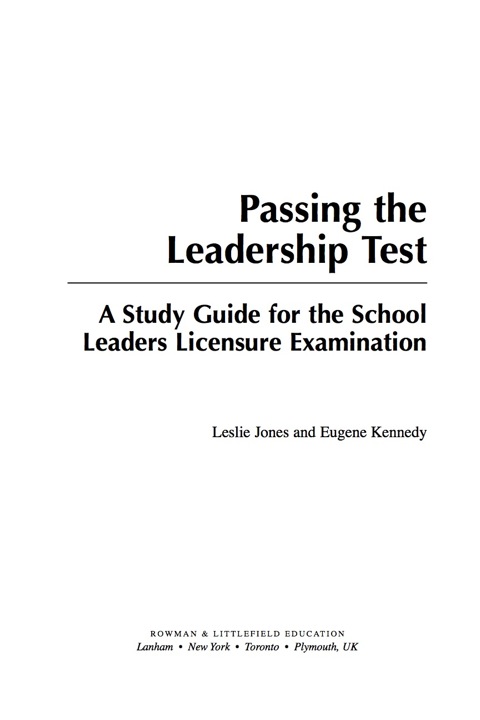 Cover image for book Passing the Leadership Test