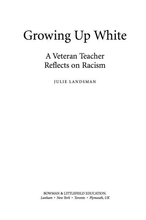 Cover image for book Growing Up White