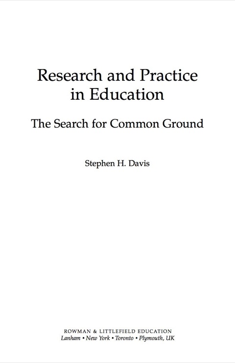 Research and Practice in Education 