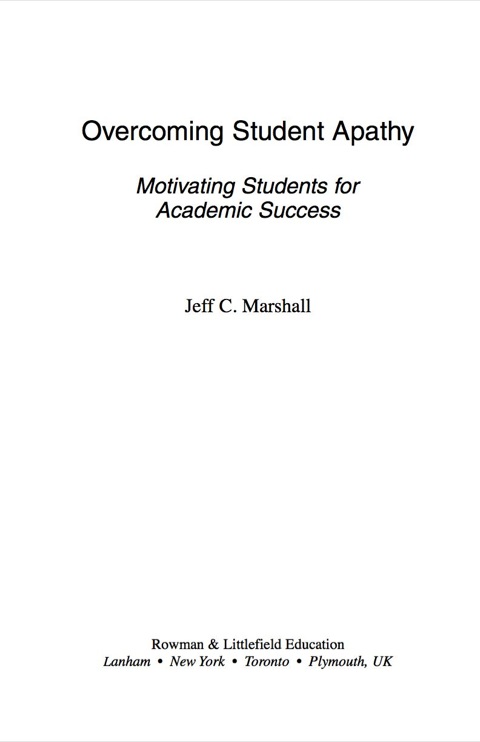 Cover image for book Overcoming Student Apathy