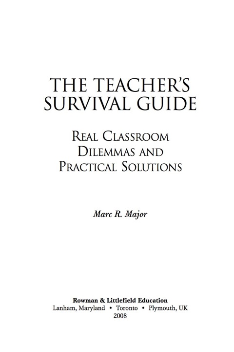 Cover image for book The Teacher's Survival Guide