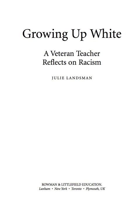Cover image for book Growing Up White