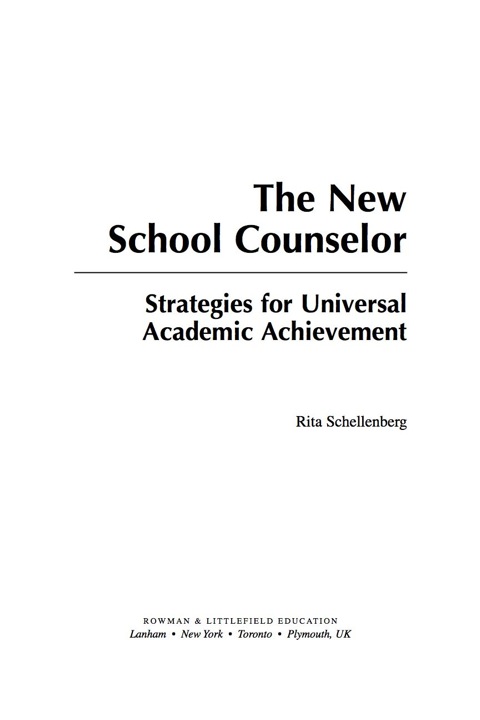 Cover image for book The New School Counselor