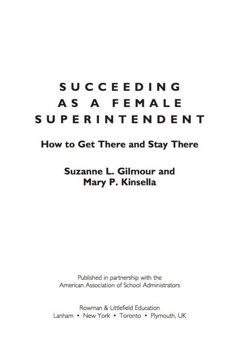 Cover image for book Succeeding as a Female Superintendent
