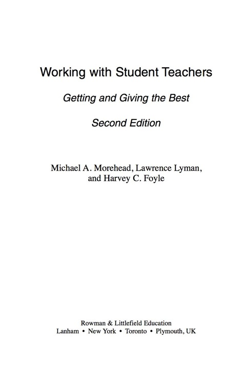Cover image for book Working with Student Teachers