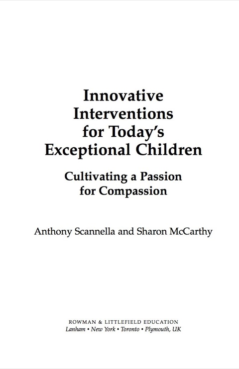 Innovative Interventions for Today's Exceptional Children 