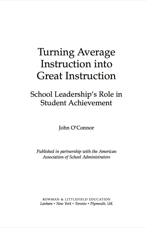 Cover image for book Turning Average Instruction into Great Instruction