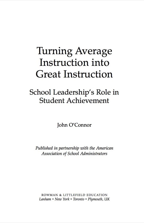 Cover image for book Turning Average Instruction into Great Instruction