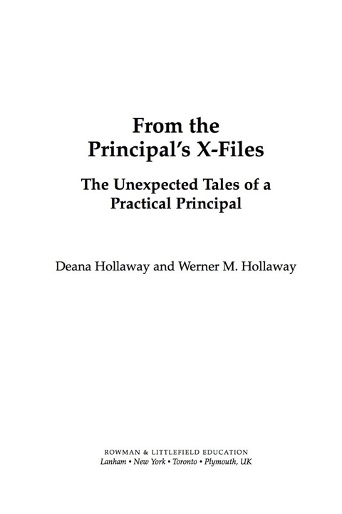 Cover image for book From the Principal's X-Files