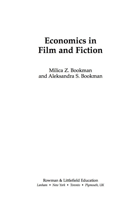 Cover image for book Economics in Film and Fiction