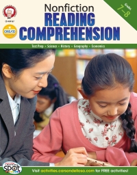 صورة الغلاف: Nonfiction Reading Comprehension, Grades 7 - 8 9781580376167
