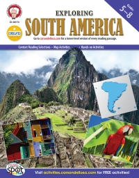 صورة الغلاف: Exploring South America, Grades 5 - 8 9781580376334