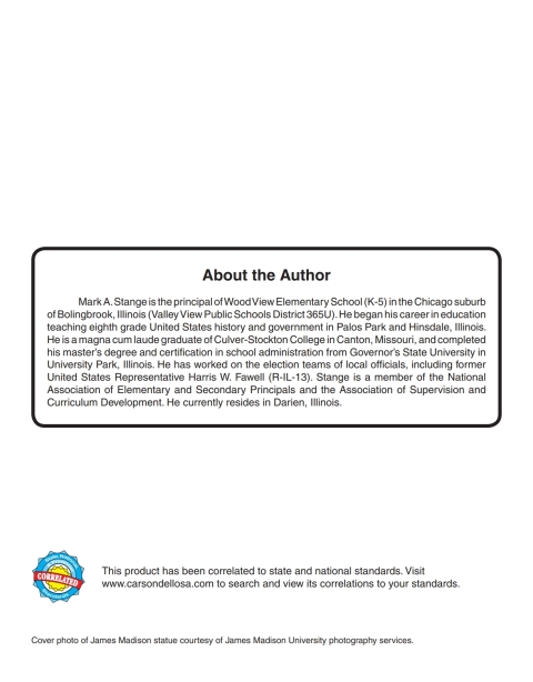 Cover image for book Understanding the U.S. Constitution, Grades 5 - 8