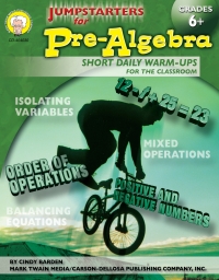 صورة الغلاف: Jumpstarters for Pre-Algebra, Grades 6 - 8 9781580373036