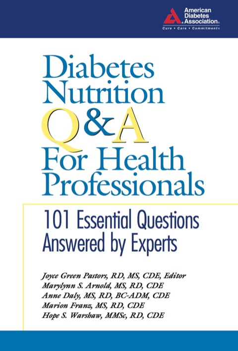 Cover image for book Diabetes Nutrition Q&A for Health Professionals