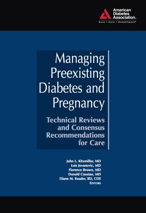 Cover image for book Managing Preexisting Diabetes and Pregnancy