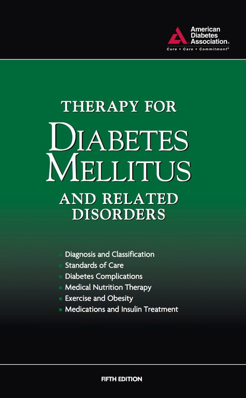 Cover image for book Therapy for Diabetes Mellitus and Related Disorders