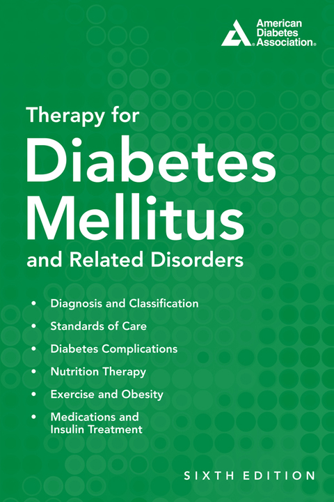 Cover image for book Therapy for Diabetes Mellitus and Related Disorders