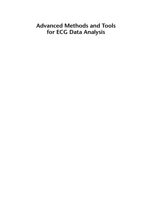 Cover image for book Advanced Methods and Tools for ECG Data Analysis