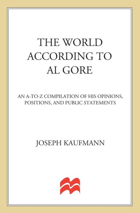 Cover image for book The World According To Al Gore