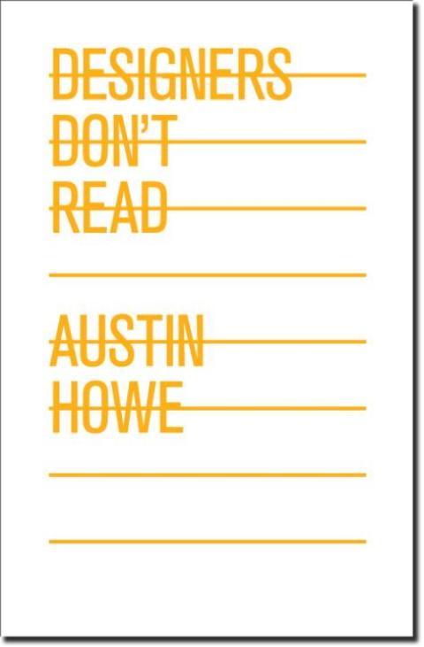 Cover image for book Designers Don't Read