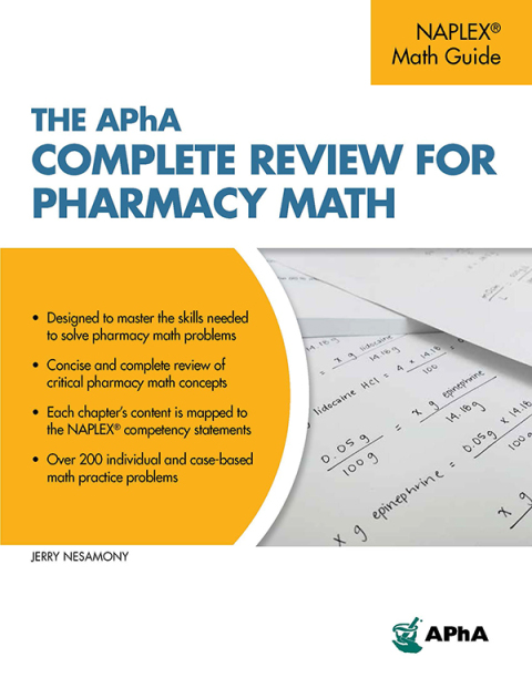 Cover image for book The APhA Complete Review for Pharmacy Math