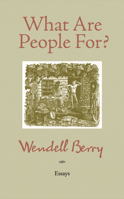 Cover image for book What Are People For?