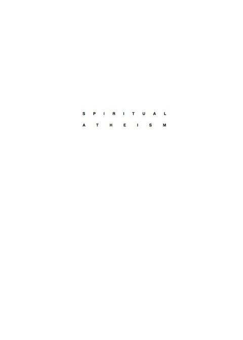 Cover image for book Spiritual Atheism