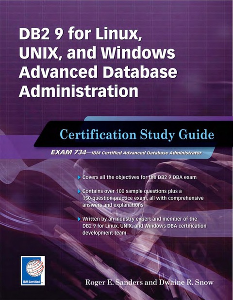 Cover image for book DB2 9 for Linux, UNIX, and Windows Advanced Database Administration Certification: Certification Study Guide