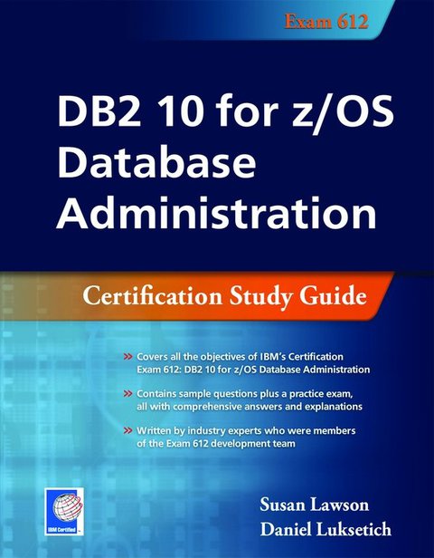 Cover image for book DB2 10 for z/OS Database Administration