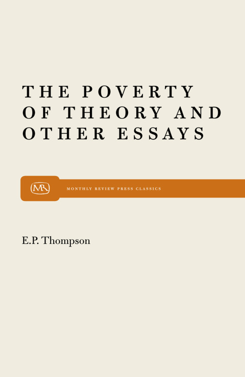 Cover image for book Poverty of Theory