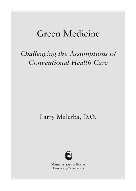 Cover image for book Green Medicine