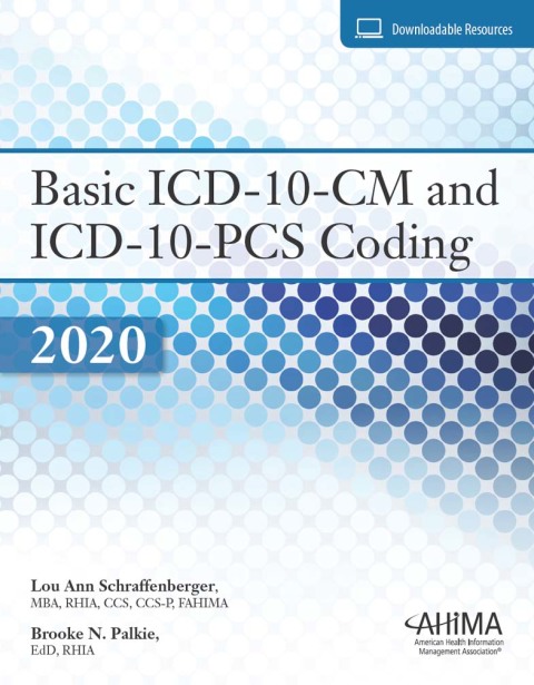 Cover image for book Basic ICD-10-CM and ICD-10-PCS Coding, 2020