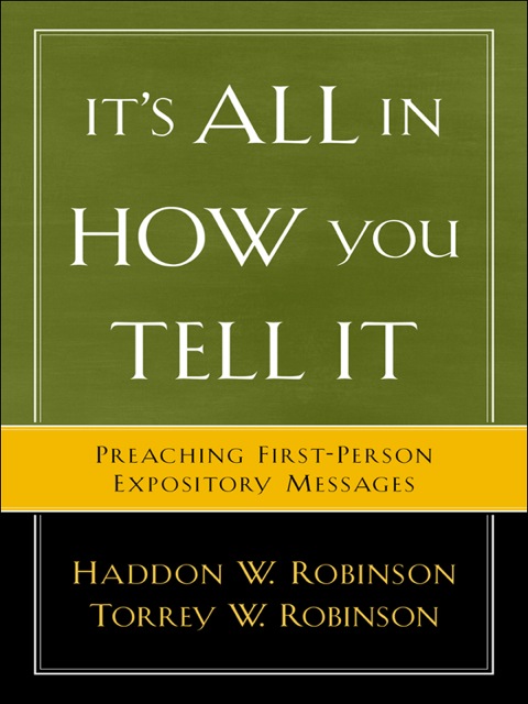 Cover image for book It's All in How You Tell It