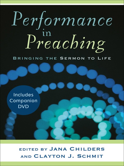 Cover image for book Performance in Preaching