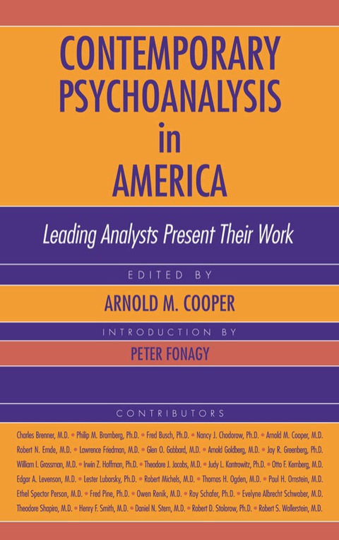 Cover image for book Contemporary Psychoanalysis in America
