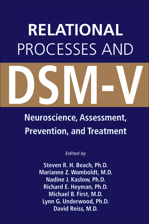 Cover image for book Relational Processes and DSM-V