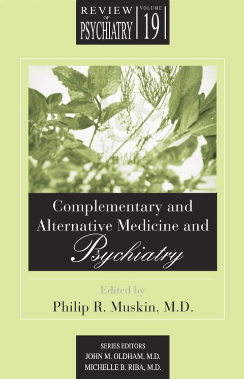 Cover image for book Complementary and Alternative Medicine and Psychiatry
