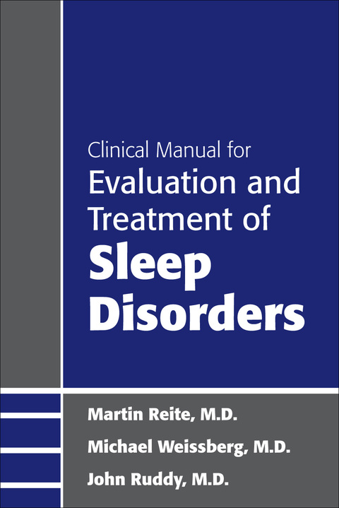 Cover image for book Clinical Manual for Evaluation and Treatment of Sleep Disorders