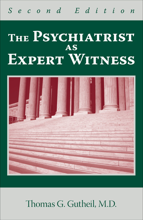 Cover image for book The Psychiatrist as Expert Witness