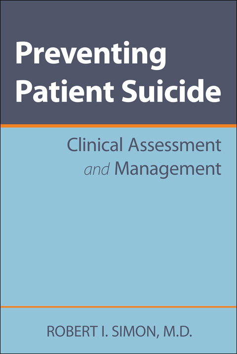 Cover image for book Preventing Patient Suicide