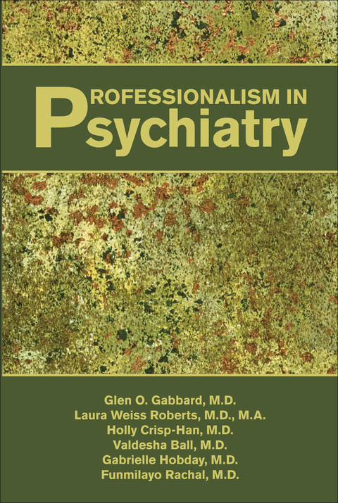 Cover image for book Professionalism in Psychiatry